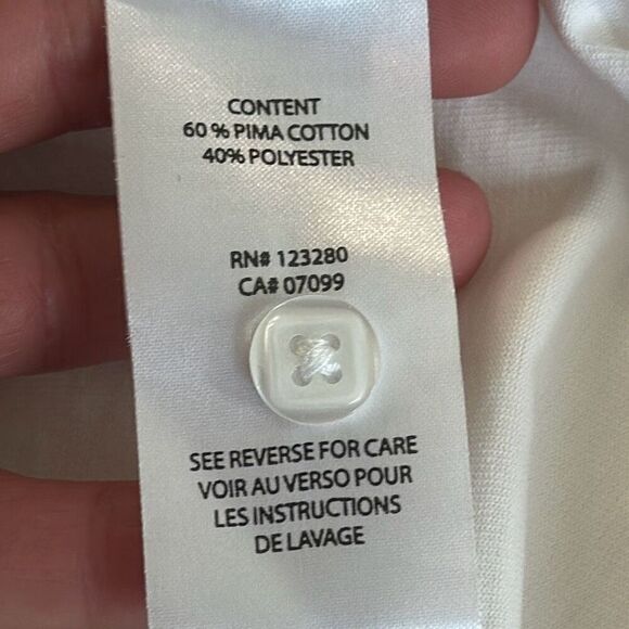 Travis Matthew Pima Cotton Chive Golf Polo Shirt Mens L Tech Performance LOOK - Picture 8 of 16